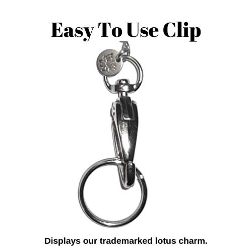 Looks Like Hematite Jewelry! Women's Fashion Necklace Lanyard, 36" Long - Non-Breakaway Style