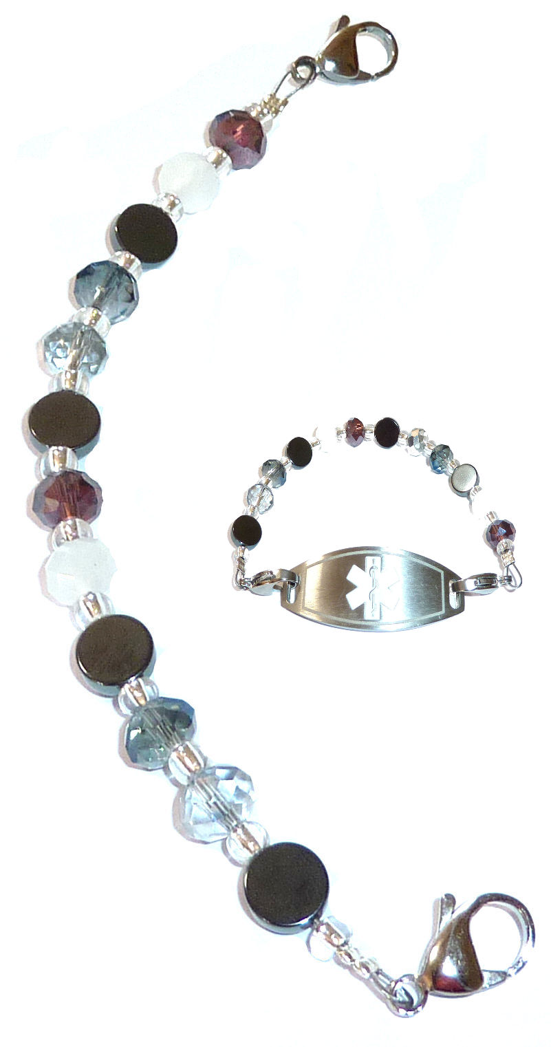 Artistic Multi Medical Alert ID Replacement Bracelet