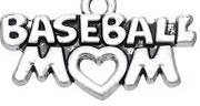 Pewter Silver Tone charm - Baseball Mom