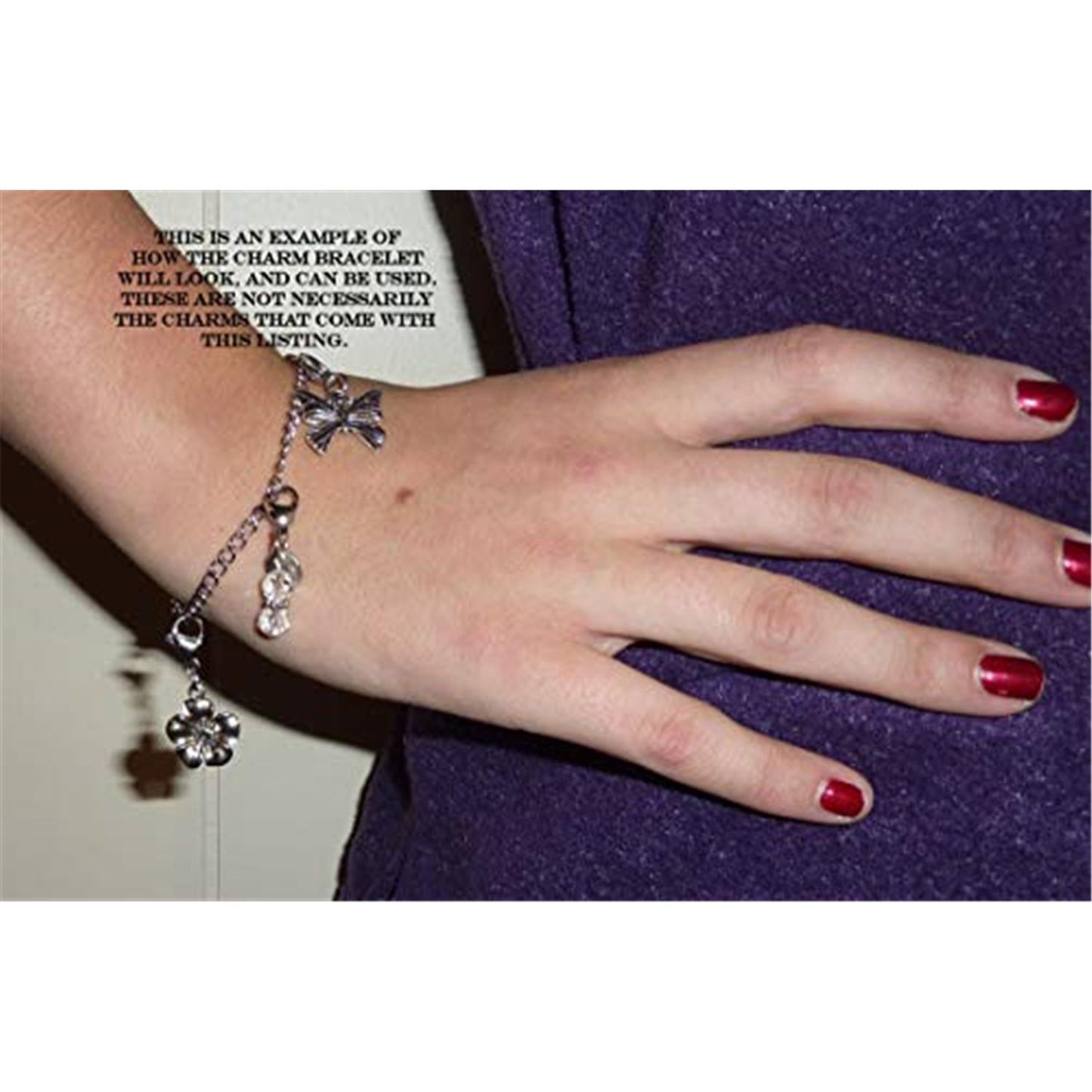Custom Charm Bracelet Starter Bracelet - Large (Up to 9 inches)
