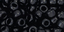 Round seed beads #6 Jet Black Bag apx. 5850 beads