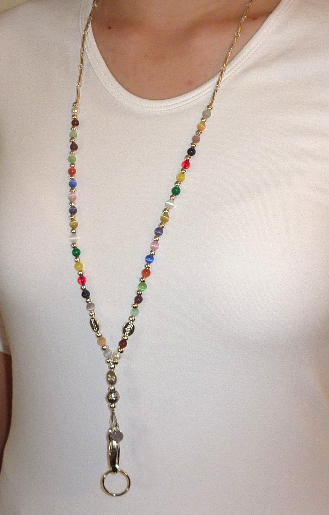 Cancer Awareness Lanyard 18 Colors with magnetic clasp