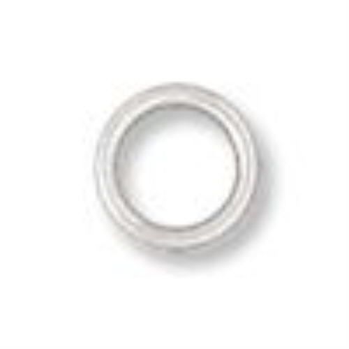 6mm Silver Plated Closed Jump Rings 200
