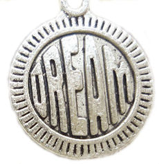 Pewter Silver Tone Message Charm - Dream