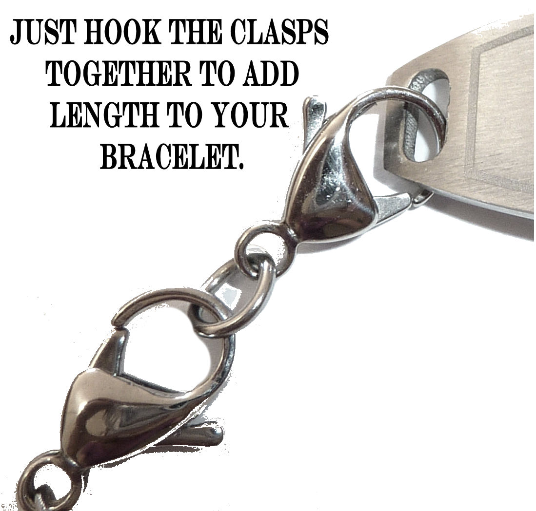 Artistic Multi Medical Alert ID Replacement Bracelet