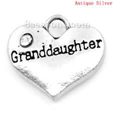 Pewter Silver Tone charm - Grand Daughter