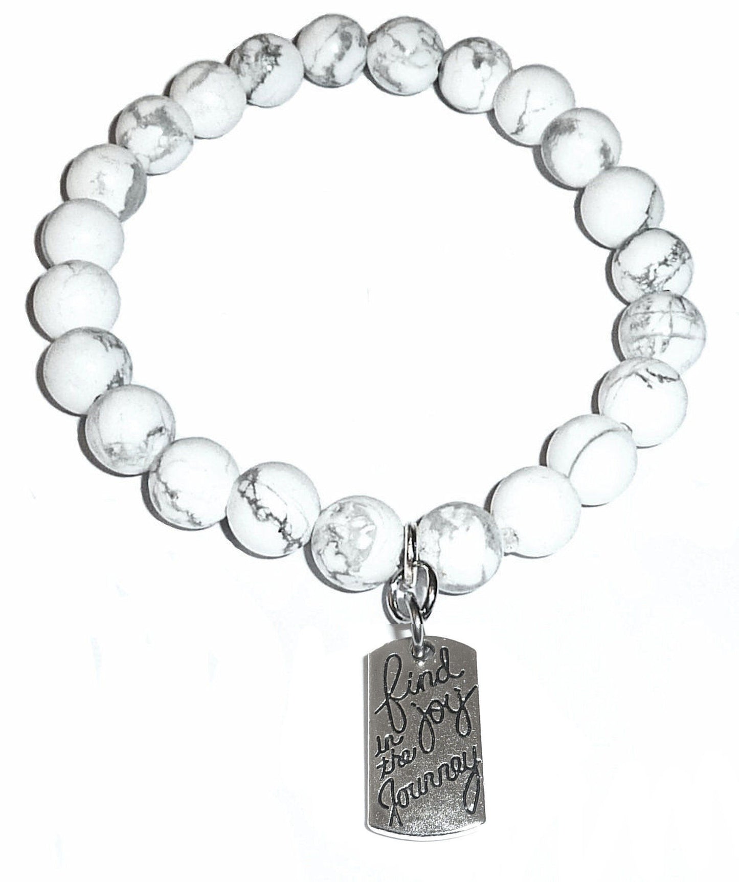 Joyful Howlite Bracelet - Find Joy In The Journey Bracelet