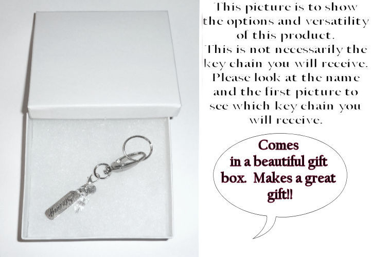 (Find Joy) Charm Key Chain Ring, Women's Purse or Necklace Charm, Comes in a Gift Box!