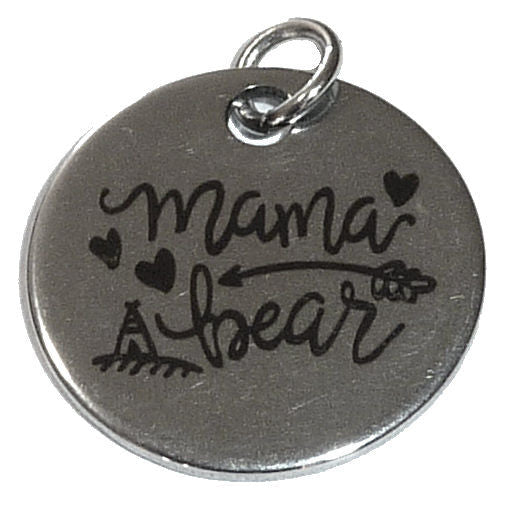 Pewter Silver Tone charm - Mama Bear
