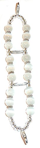 White Beaded Medical Alert Replacement Bracelet