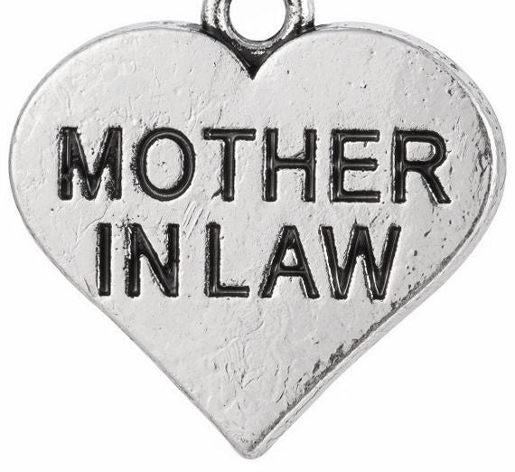 Pewter Silver Tone charm - Mother in Law