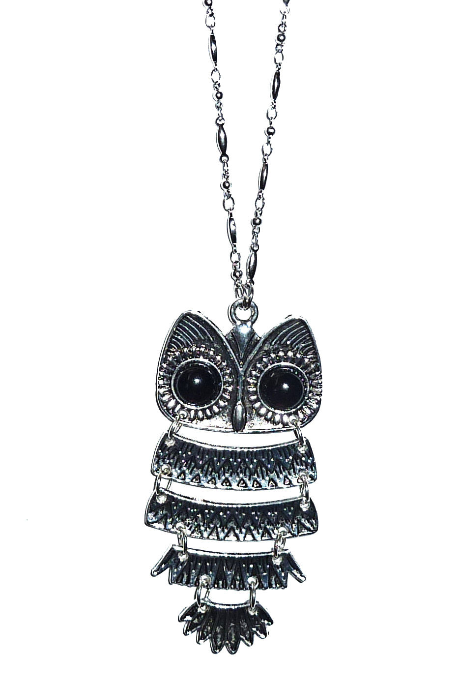 Owl Lanyard and Necklace 34" long, Women's Fashion Chain Lanyard, For Keys, Badge holder. Magnetic Breakaway