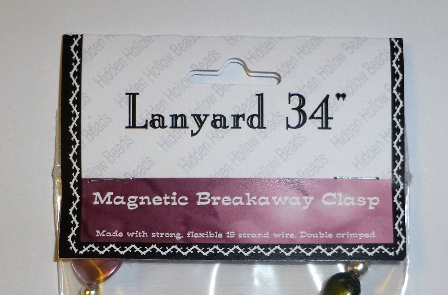 100 Lanyard Cards (Magnetic Clasp)- Blue Card