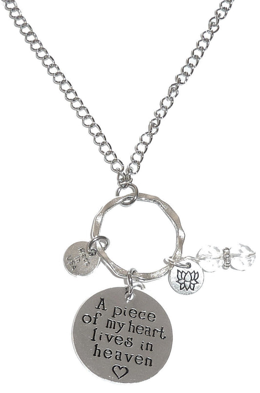 Rearview Mirror Charms - A Piece Of My Heart Lives In Heaven