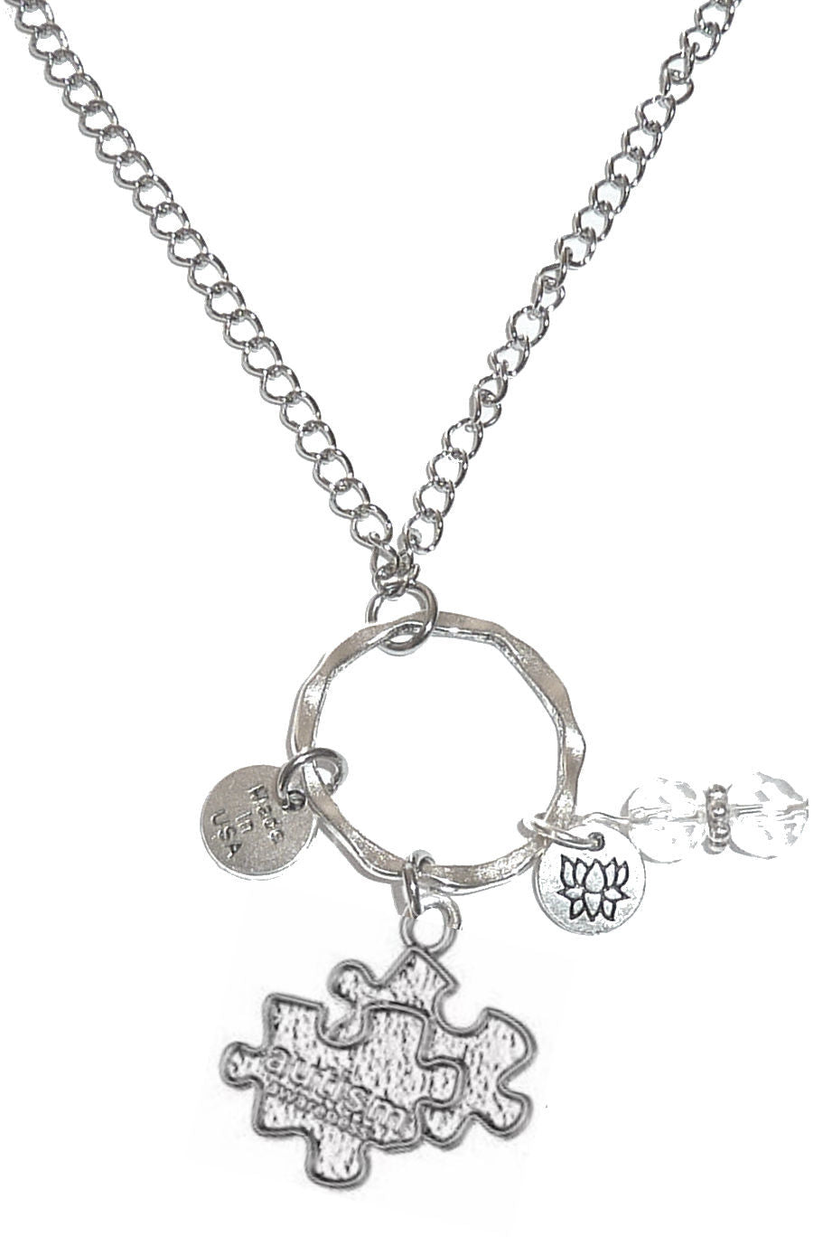 Autism Rear View Mirror Charm