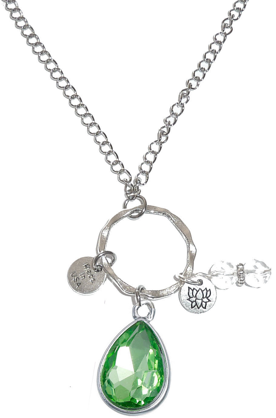 Car Charm - August Birthstone Rear View Charm