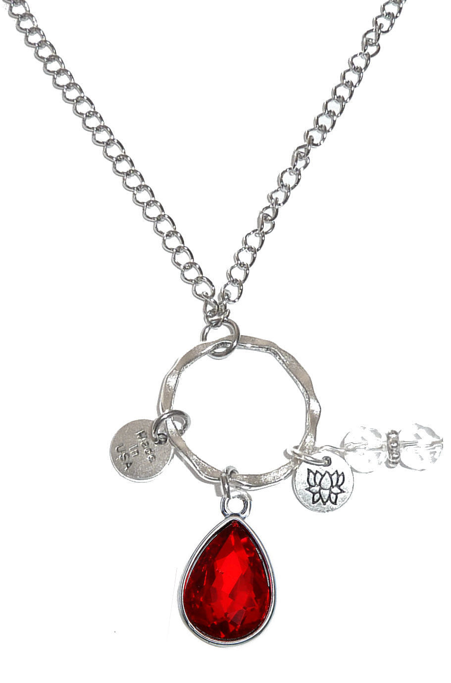Car Charm - July Birthstone Rear View Charm