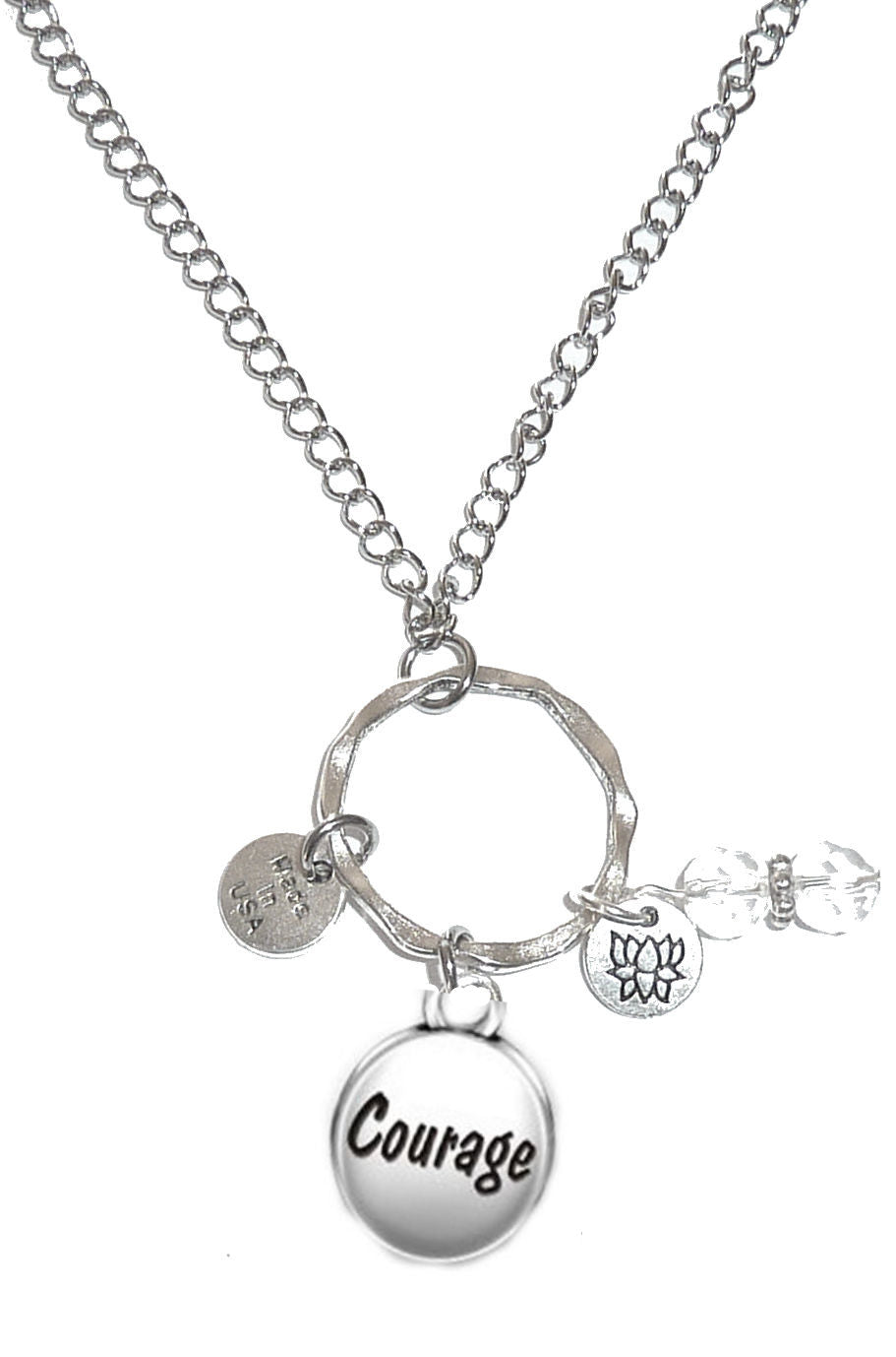 Rearview Mirror Charm - Courage