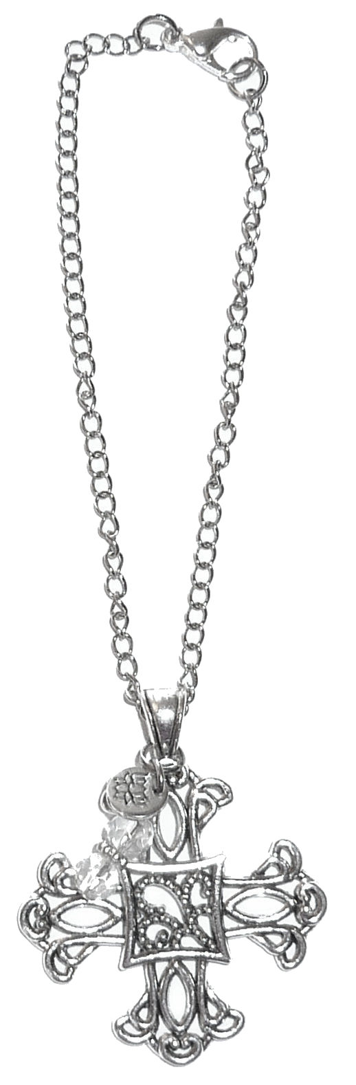 Silver Elephant Car Charm