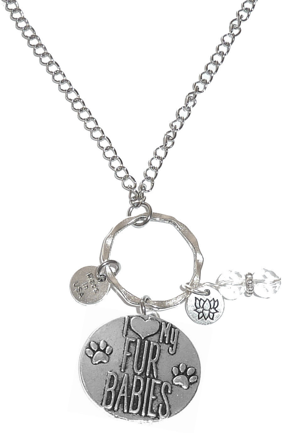 Rearview Mirror Charms - I Love My Fur Babies