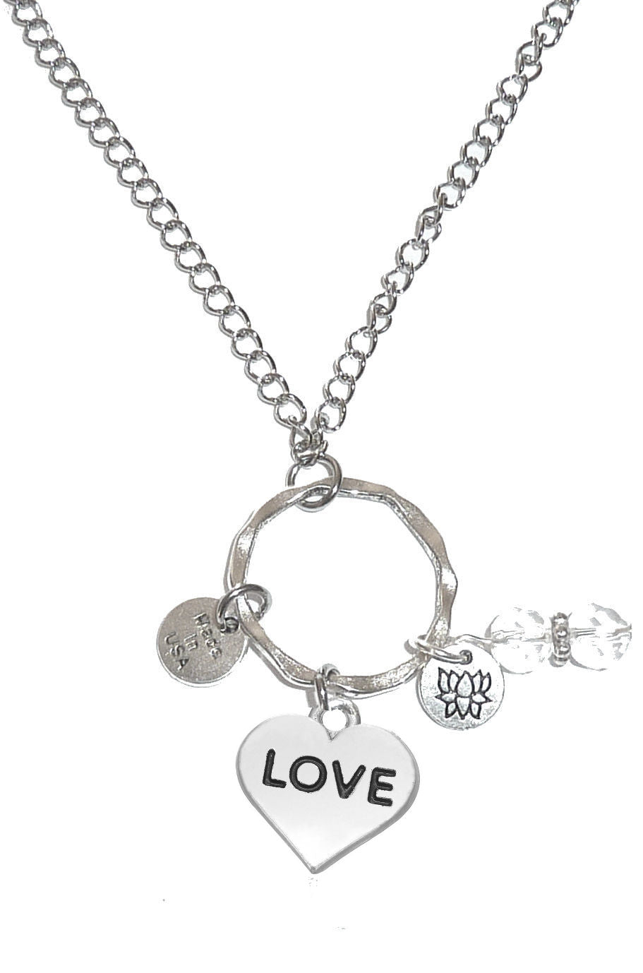 Love Rear View Mirror Charm