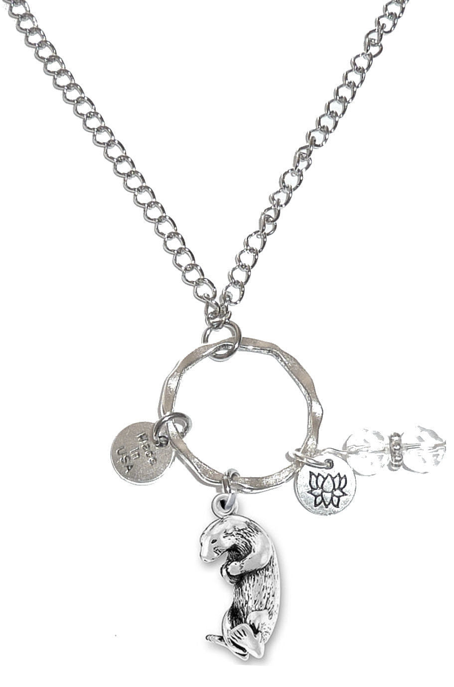 Otter Rear View Mirror Charm