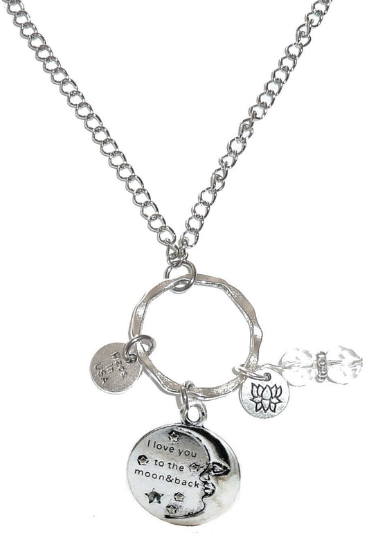 Rearview Mirror Charms - I Love You To The Moon And Back