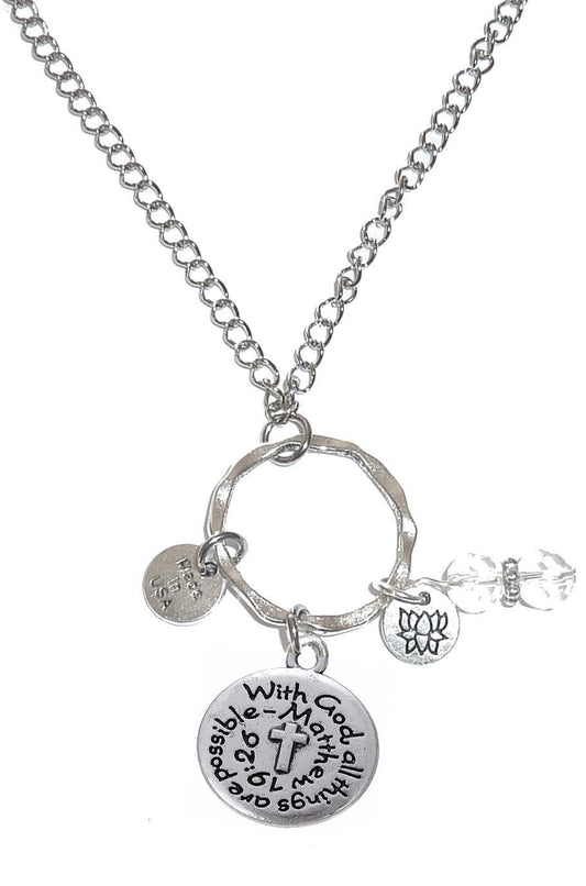 Rearview Mirror Charms - With God All Things Are Possible