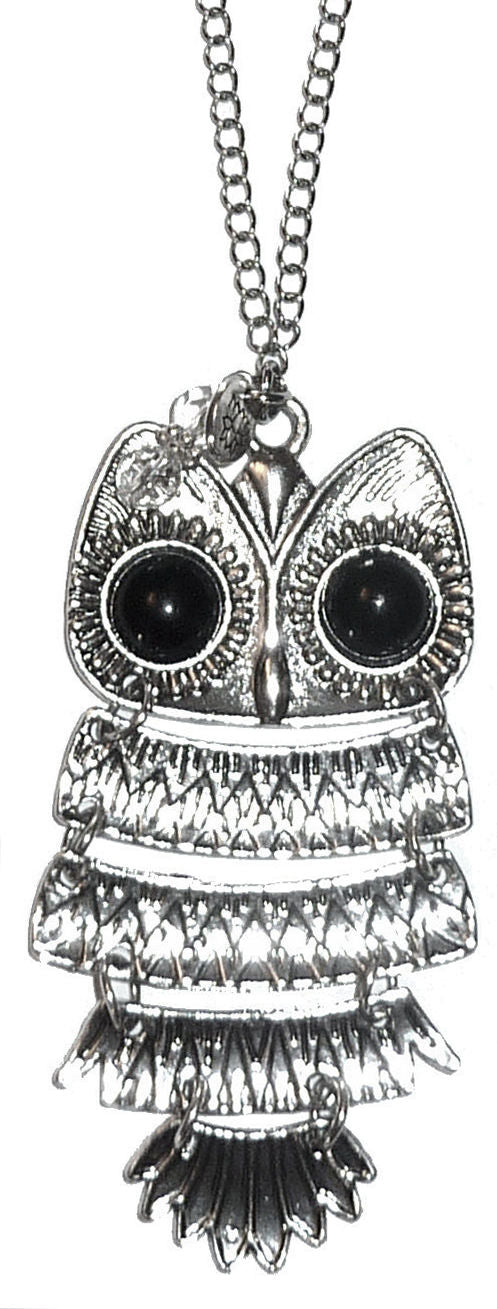 Owl Charm - Rear View Mirror Ornament (Trendy Owl)