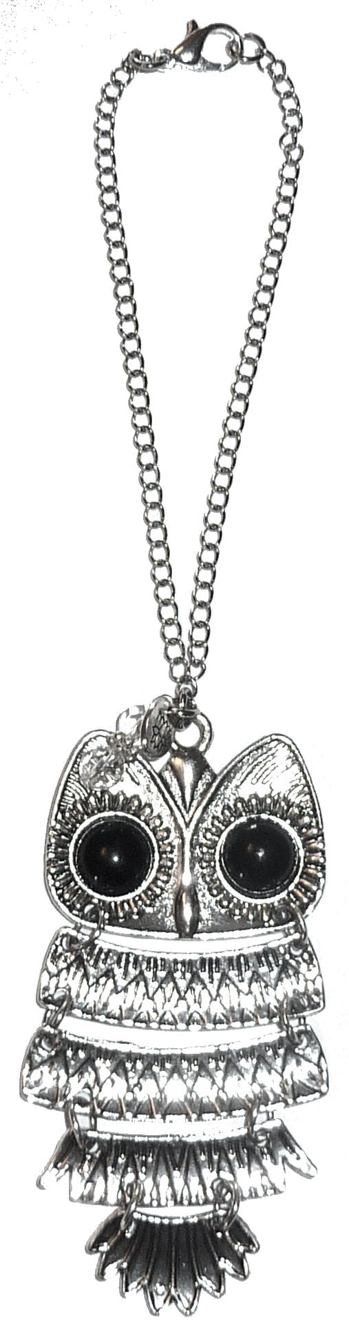 Owl Charm - Rear View Mirror Ornament (Trendy Owl)