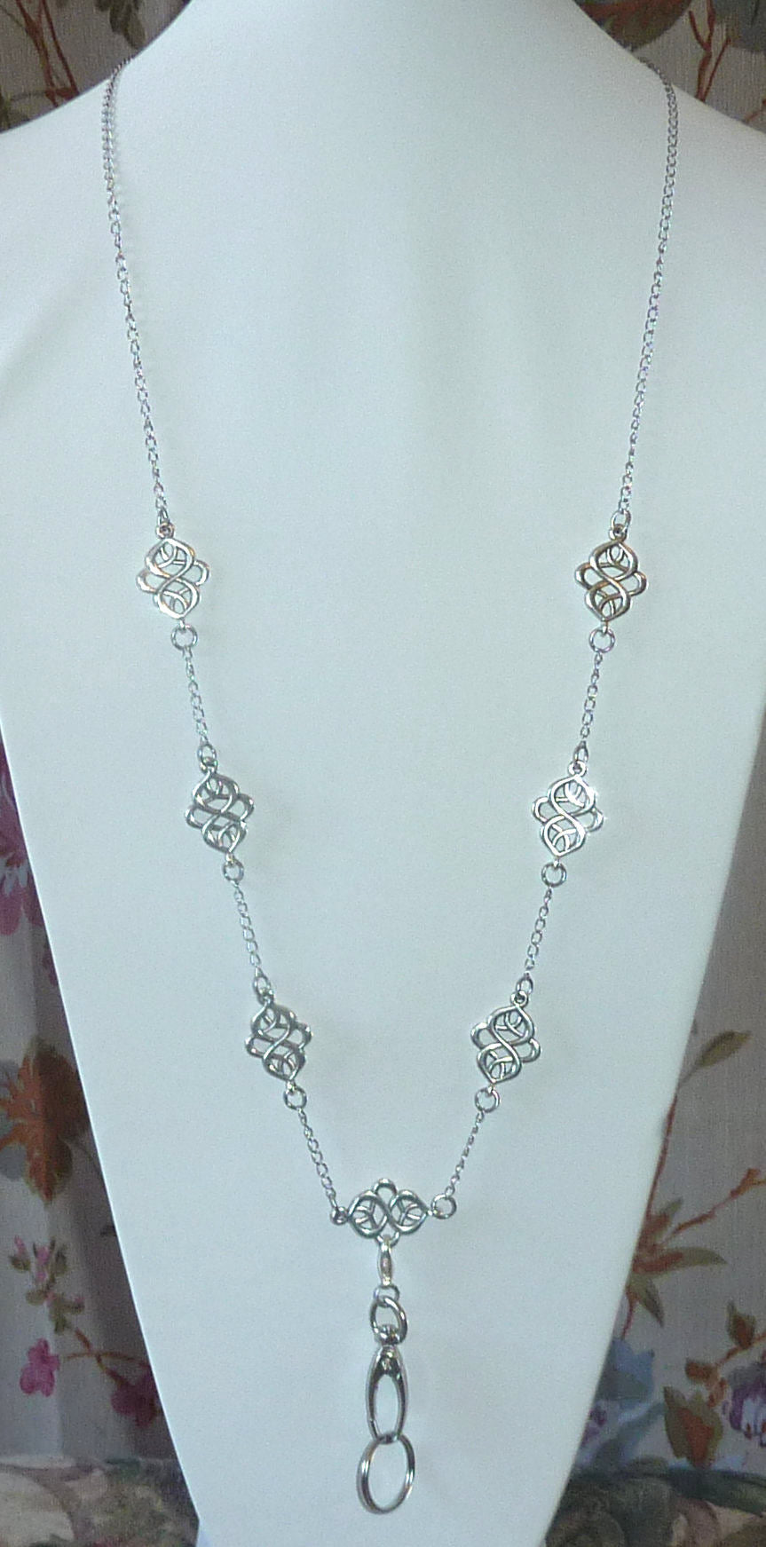 Celtic Shapes Fashion Lanyard 34" Breakaway Magnetic Clasp