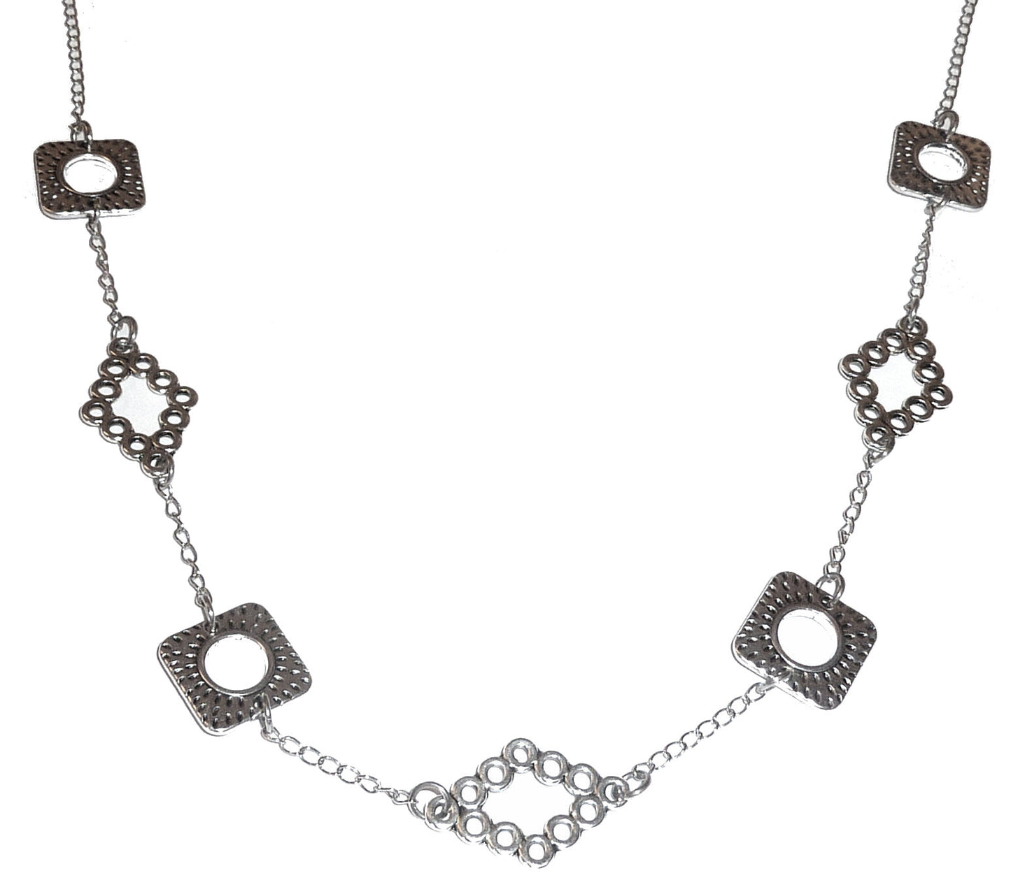 Angles Shapes Fashion Lanyard 34" Breakaway Magnetic Clasp