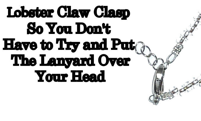 Short Crystal Beaded Breakaway Lanyard, Made in USA Petite Women, ID Holder Badge Card Holder Teacher Keys Keyring Cruise Phone 28-30"