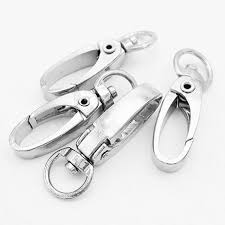 41mm Swivel Lobster Hook Silver Plated - 500 Count