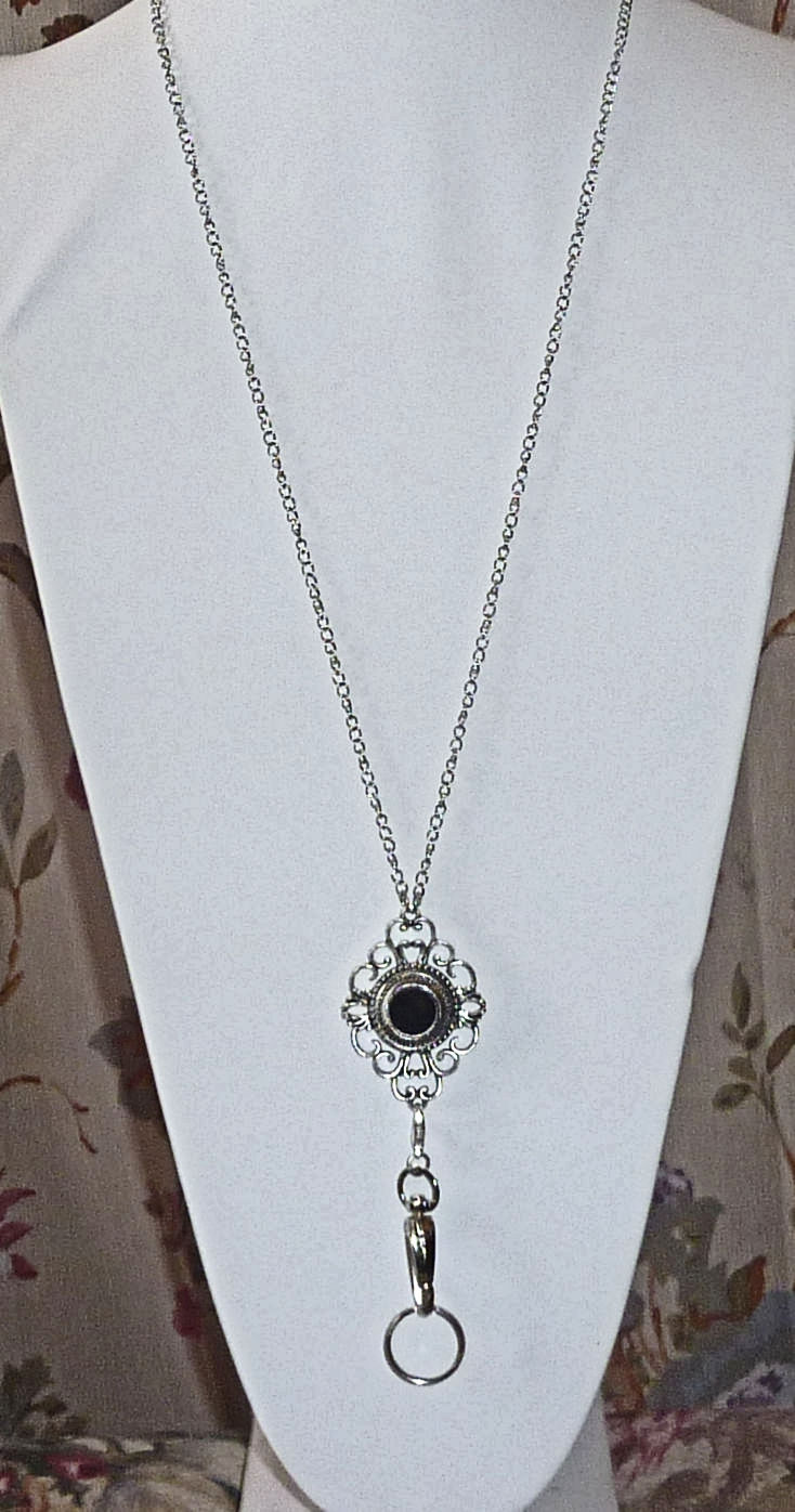 Snap Necklace Pendant Lanyard - NON Breakaway (Decorative)