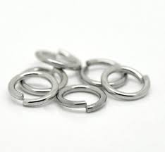 Stainless Steel Open Jump Rings 6mmx1mm. Pack of 100