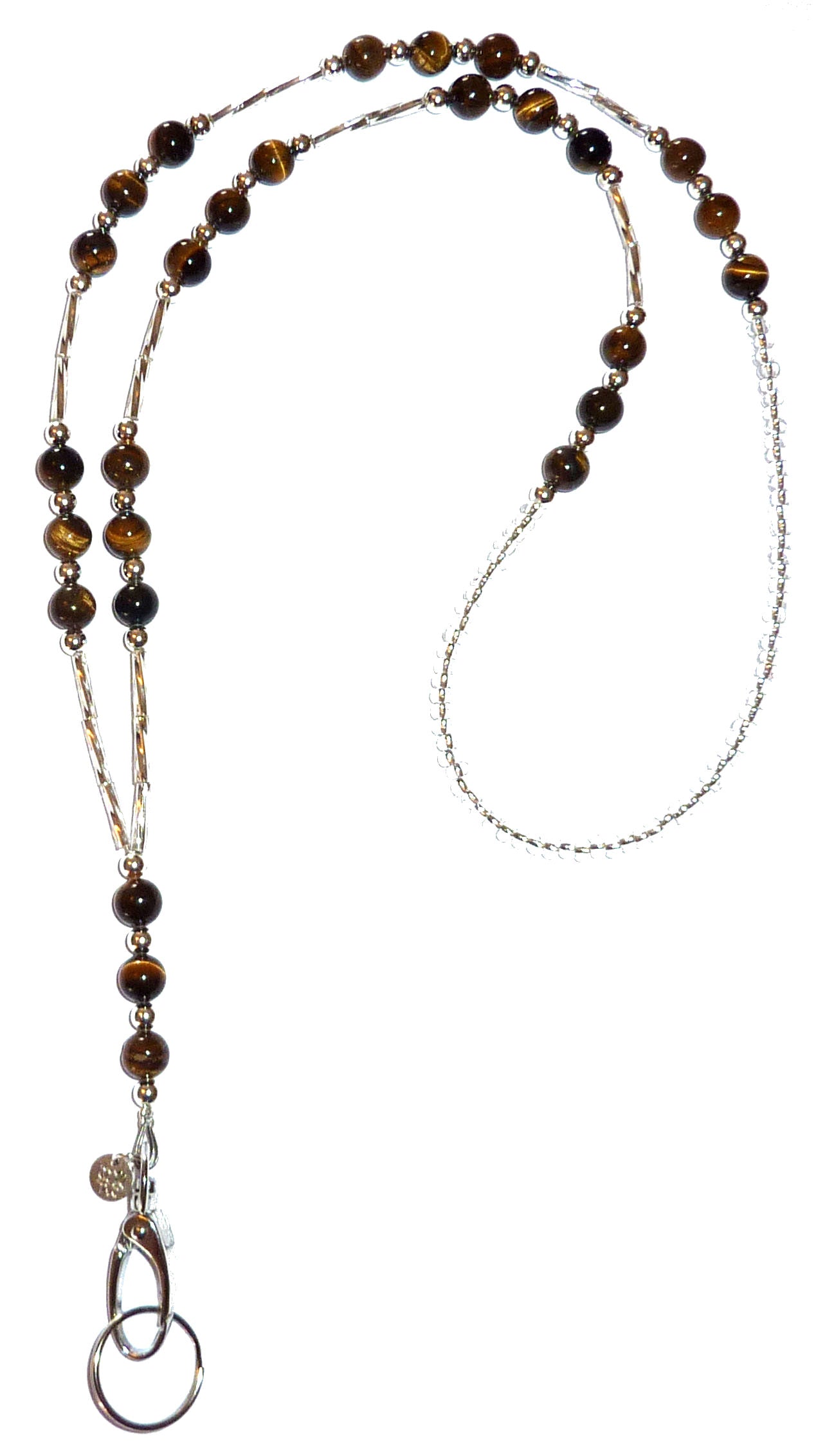 Tigers Eye Super Slim Fashion Lanyard - Non-Breakaway - Strong!