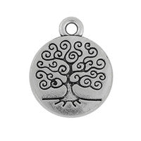 Pewter Silver Tone charm - Tree of life