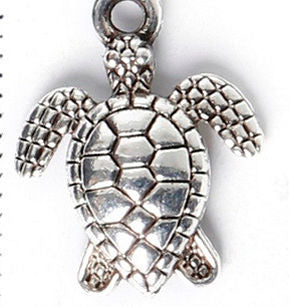 Pewter Silver Tone charm - Turtle
