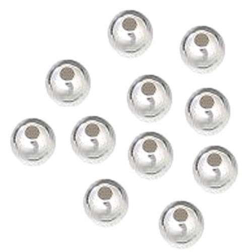 3mm Sterling Silver Seamless round beads (WB Core) Pack of 1,000