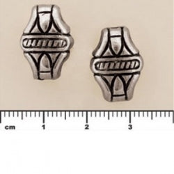 (MP73) Metalized Plastic Beads - Southwest Diamond 17x12mm