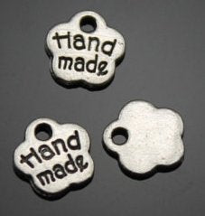 Antiqued Silver Charm - Hand made