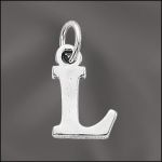 Pewter Letter L Charm
