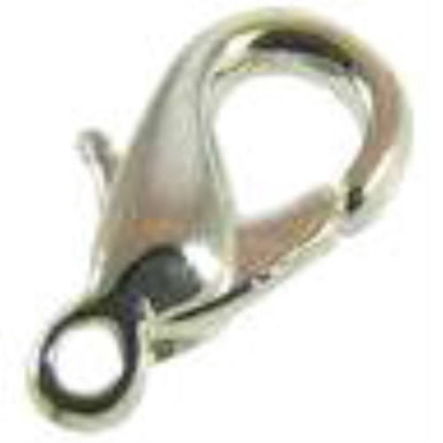 14mm Silver Plated LEAD FREE Clasps Pack of 25