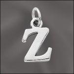 Pewter Letter Z Charm