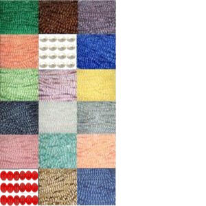 6mm 18 Strands of Pre-selected colors, Cancer Bracelet Kit