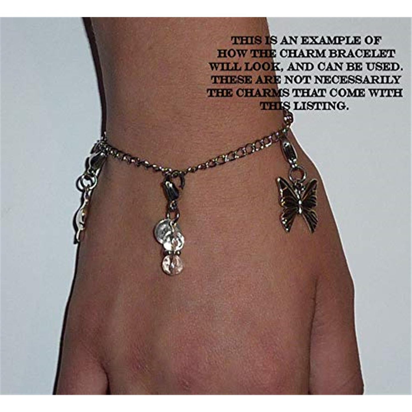 Custom Charm Bracelet Starter Bracelet - Large (Up to 9 inches)