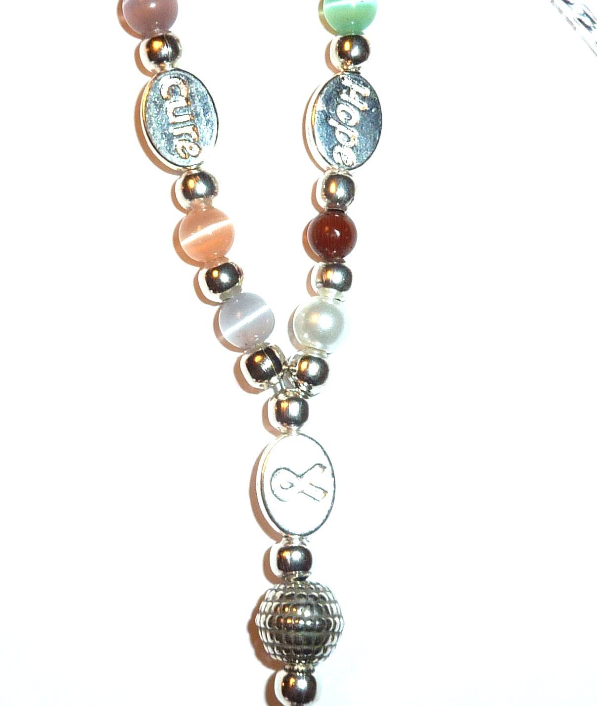 Multi Cancer awareness Fashion Lanyard 34" NON Breakaway - Strong