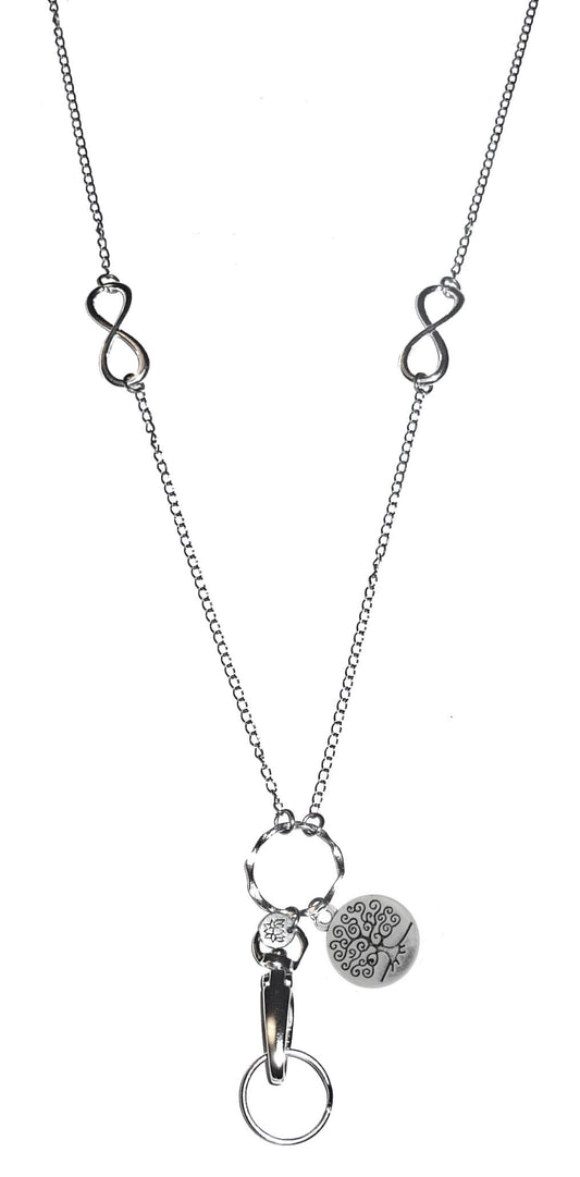 Tree of Life - Charm Lanyard Stainless Steel Fashion Women's Lanyard 34" With Lobster Clasp