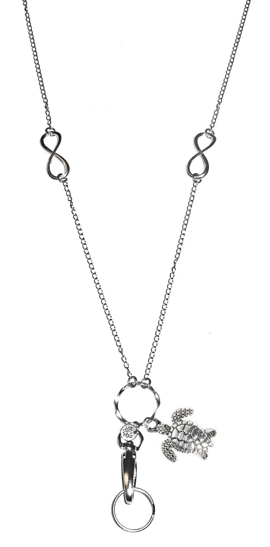 Turtle - Charm Lanyard Stainless Steel Fashion Women's Lanyard 34" With Lobster Clasp